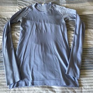 Lululemon long sleeve baby blue
